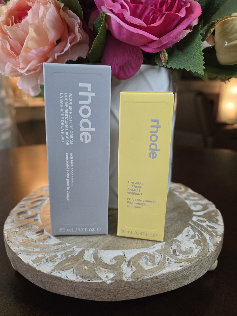 RHODE Pineapple Cleanser & Barrier Restore Cream Duo